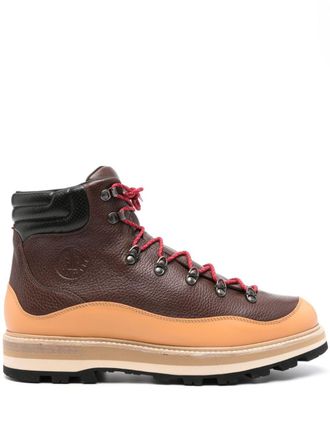 Moncler Peka Trek leren wandelschoenen - Bruin