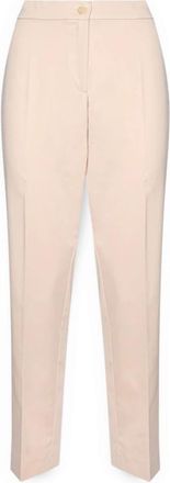 Elena Miro Rechte broek - Dames - Straight fit broeken - Beige - 7XL - Katoen - Broeken