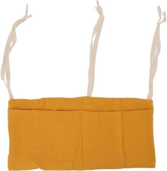No Brand Bolsa De Almacenamiento Colgante Para Cuna De Beb&eacute;, 2 Bolsillos, Organizador Para Cuna, Correa Ajustable, Bolsa De Almacenamiento De Juguetes Para Mes