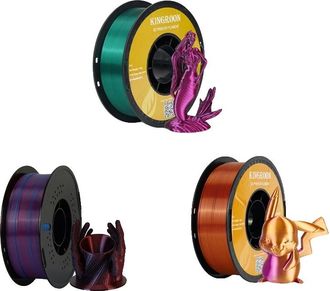 OEM Filamento Pla De Seda Bicolor, 1,75 Mm De Di&aacute;metro, 3 Kg De Peso Por Paquete