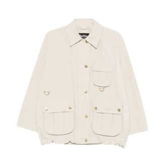 Barbour Light Jackets, female, Beige, Size: M Light Jackets