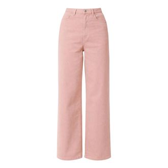 Max Mara Wide Jeans, female, Pink, Size: XS Medina Wide-Leg Trousers