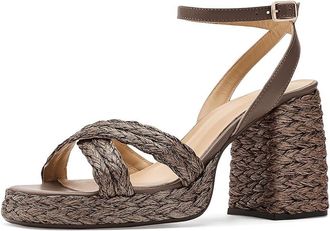 Castaner Valeriette Raffia Sandals Womens Sandals Taupe : EU 37 (US Womens 6.5) M