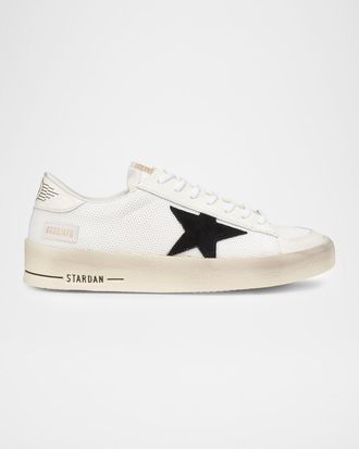 Golden Goose Men & apos;s Stardan Mesh & Leather Low-Top Sneakers