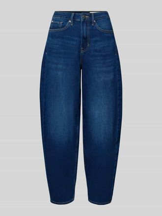 s.Oliver Red Label Mom Fit Jeans aus Baumwoll-Mix in Marine, Gr&ouml;&szlig;e 34