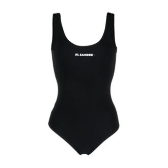 Jil Sander Jersey badpak - Dames - Badkleding - Zwart - Maat: S Jersey