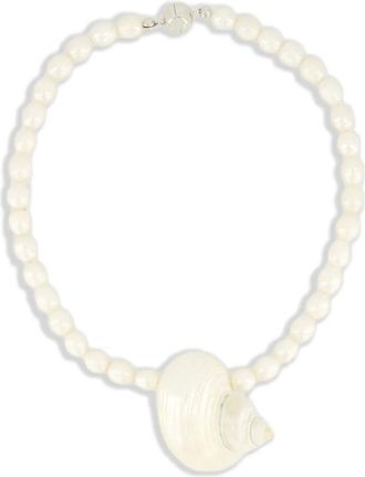 Julietta Halsketting met parel - Beige