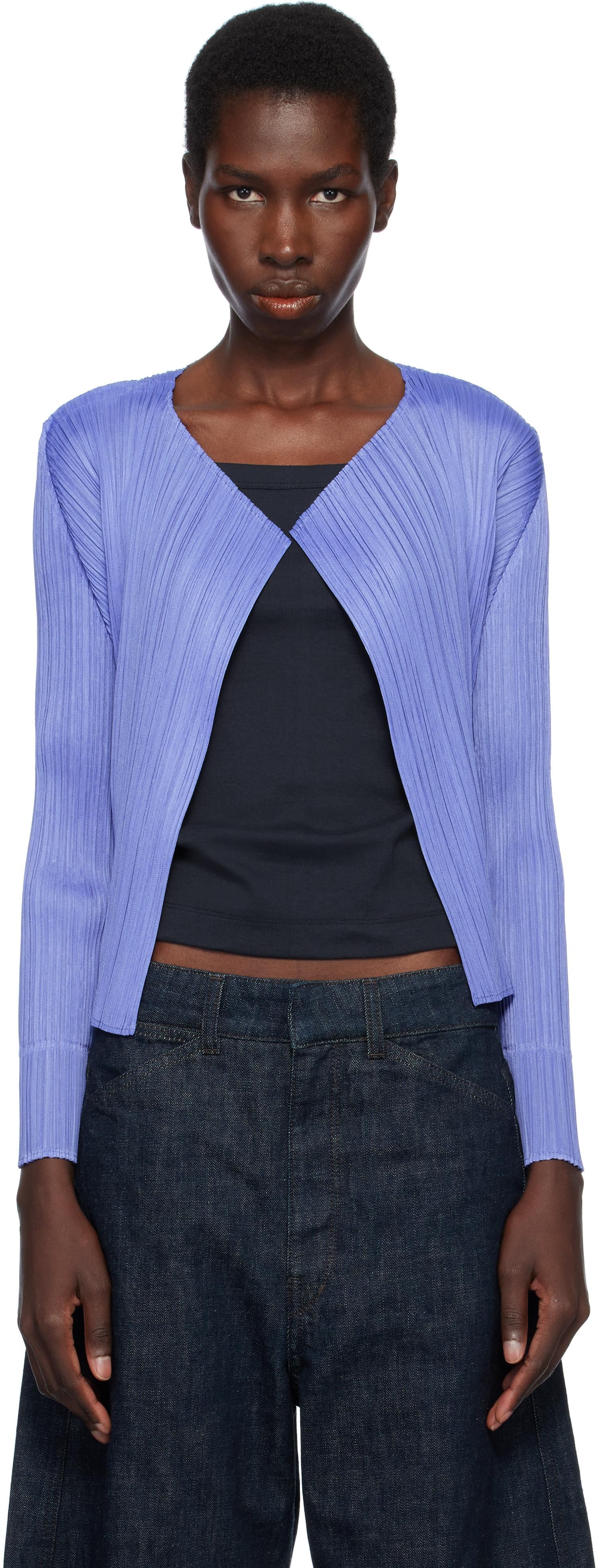 トップス 1997 PLEATS PLEASE Bicolor Top 1997 PLEATS PLEASE Bicolor Top Issey Miyake Pleated