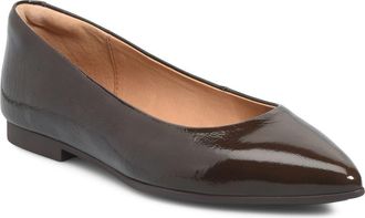 S&ouml;fft Madrid Skimmer Flat in Chocolate at Nordstrom, Size 6.5