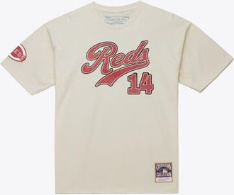 Mitchell & Ness Mens Mitchell & Ness Pete Rose Cream Cincinnati Reds Cooperstown Collection Throwback Name & Number T-Shirt at Nordstrom, Size Xx-Large