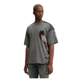 Diesel T-Hemden - Heren - Tops - Grijs - Maat: S