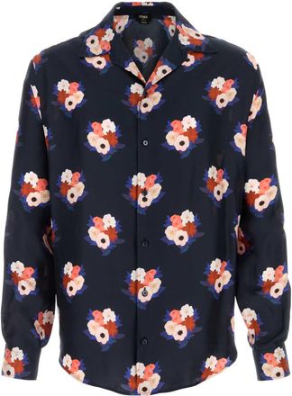 Fendi Printed Silk Shirt
