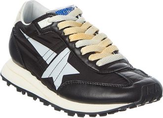 Golden Goose Running Marathon M77 Nylon & Leather Sneaker
