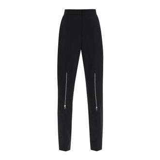 Alexander McQueen Denim Broek - Dames - Straight fit broeken - Zwart - S - Denim - Broeken