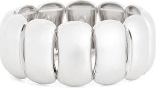 Leith Statement Stretch Bracelet in Silver at Nordstrom Rack