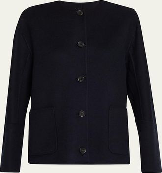 Loro Piana Blaney Double Cashmere Shirt Jacket