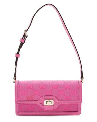 Gucci Pink GG Canvas Luce Mini Shoulder Bag (Authentic Pre-Loved)