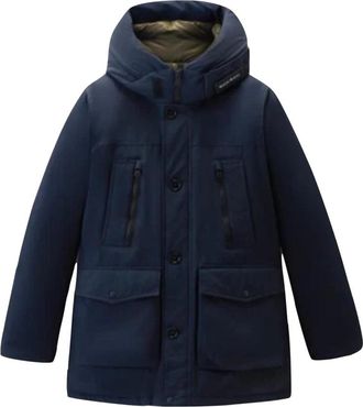 Woolrich Ramar Arctic Parka Evolution - Heren - Winterjassen - Blauw - S - Jassen