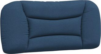 vidaXL Cabecero De Cama Acolchado Tela Azul 90 Cm Vidaxl