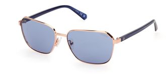 Guess GU00117 28V Mens Sunglasses Gold Size 57