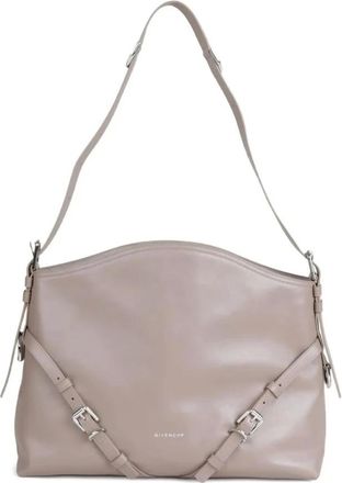 Givenchy Tassen, Dames, Beige, ONE Size, Leer, Voyou Medium Bag