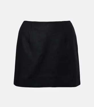 Faithfull The Brand Jane linen miniskirt