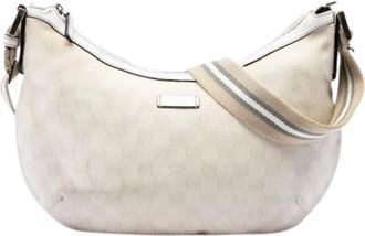 Gucci Borsa a tracolla Pre-owned in tela - - Pre-owned - Donna - Beige - ONE SIZE