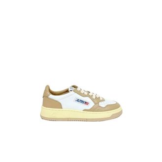 Autry Sneakers, female, Beige, Size: 7 US Low Women Medalist Sneakers