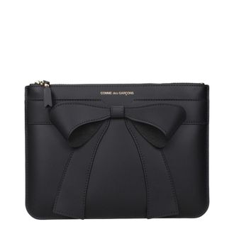 Comme Des Gar&ccedil;ons Leather Clutch Womens Bag