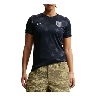 Nike (WMNS) Nike USMNT 2026 Stadium Away Dri-FIT Replica Jersey Dark Obsidian University Red Pure Platinum IB4591-475