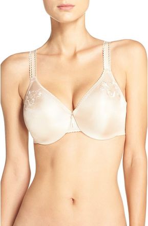 Wacoal Slimline Seamless Minimizing Underwire Bra in Nude at Nordstrom, Size 34Ddd