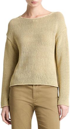 Vince Coated Cotton Pullover