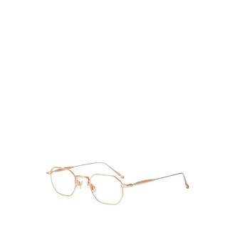 Matsuda Geometric Titanium Optical Frame - unisex - Matsuda - Glasses - Yellow - 46 MM - Accessories