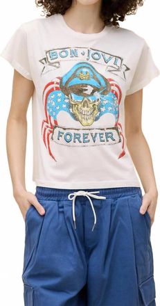 Daydreamer Bon Jovi Forever Solo Tee In White