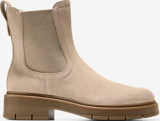 Cole Haan Womens Grand Flex Fenella Chelsea Waterproof Booties - Beige Size 10.5