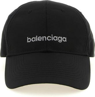 Balenciaga Black Logo Baseball Cap