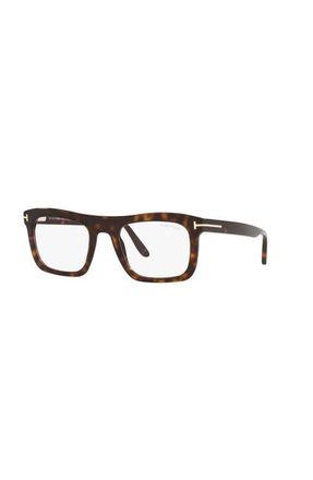 Tom Ford 52mm Rectangle optical glasses in Tortoise at Nordstrom