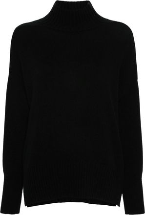 Allude mock-neck cashmere sweater - women - Cashmere - S - Black