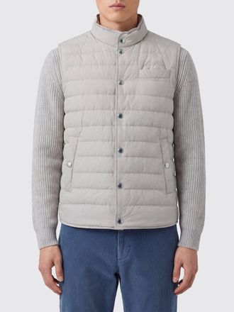 Brunello Cucinelli Water-Repellent Padded Nylon Gilet with High Neck