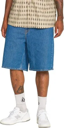 Volcom Billow Loose Fit Denim Shorts in Bold Blue at Nordstrom, Size 32