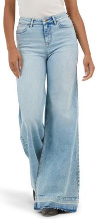 Wrangler Release Hem Wide Leg Jeans in Oasis at Nordstrom, Size 30