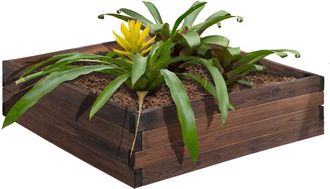 OUTSUNNY Wooden Raised Garden Bed Planter 80 x 80cm | TJ Hughes