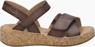 Josef Seibel Womens Evita 03 Womens Wedge Sandals - Brown - Size: 6.5