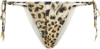 Roberto Cavalli Slip Bikini Jaguar Skin - - Swimwear - Donna - Multicolore - L