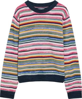 Suzie Kondi Kismet Striped Cashmere Jumper - Multicoloured - S (UK8-10 / S)