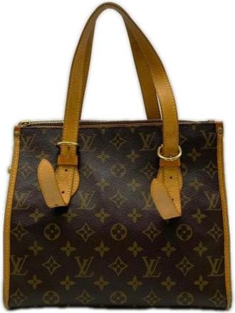 Louis Vuitton Tweedehands Canvas Louis Vuitton tassen - Dames - Vintage Shopper - Bruin - ONE Size - Vintage