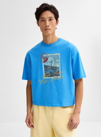 Le 31 Mens Summer destinations T-shirt Oversized fit