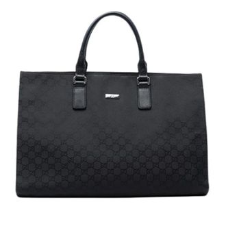 Gucci Pre-owned Tote Bags, female, Black, Size: ONE SIZE Pre-owned Nylon Tote Bag