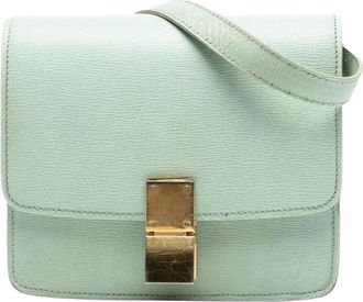 Celine Pre-owned Shoulder Bags, female, Green, Size: ONE SIZE Pre-owned Shoulder Bag