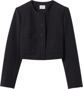 Claudie Pierlot Giacca gessata - Nero